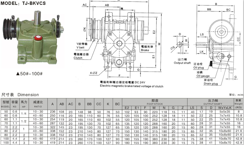 減速機(jī)離合剎車器